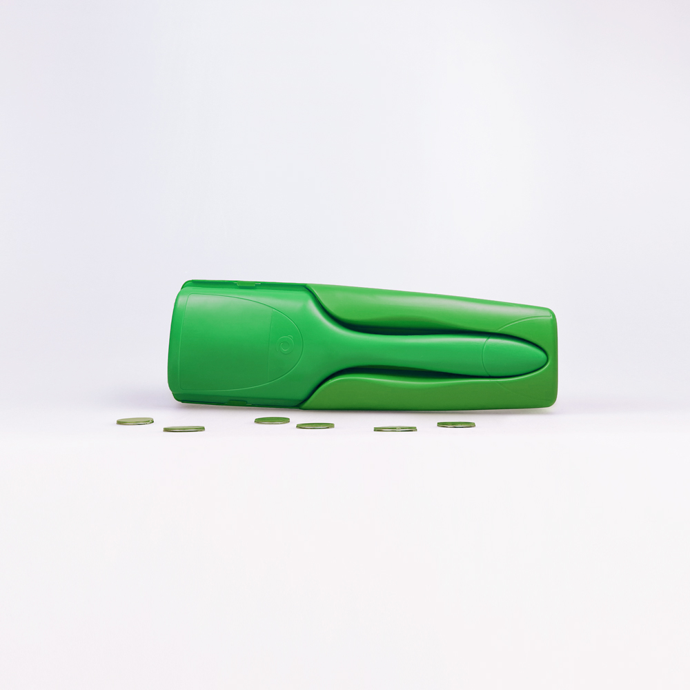 Kit 2 en 1 Baton loto bingo magnetique vert et 100 pions