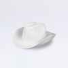 Cowboyhut weiss, Modell 95 / Chapeau de cow-boy blanc, modèle 95