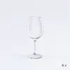 Rotweinglas, Mehrweg-Kelchglas (6 Stück), Modell 24915 / Verre à vin, verre à pied réutilisable (6 pièces), modèle 24915