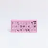Lottokarten 14,5 x 7,2 cm - plastifiziert (100 Stück), Modell 6001 / Cartons de loto 14,5 x 7,2 cm - plastifiés (100 pièces), modèle 6001