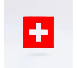 Dekorfahne Schweiz 100 x 100 cm, Modell 4317 / Drapeau de décoration, Suisse, 100 x 100 cm, modèle 4317