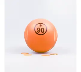 6 Lottokugeln magnetisch, inkl. 100 Jetons in verschiedenen Farben, Modell 6046 / 6 boules de loto magnétiques et 100 pions de différentes couleurs, modèle 6046