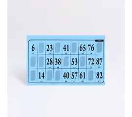 Jumbo Lottokarte  29 x 18,8 cm, Modell 6005 / Carton de loto en format jumbo 29 x 18,8 cm, modèle 6005