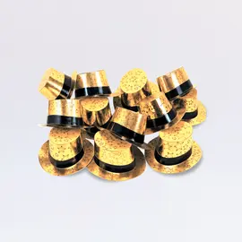 Gold-Zylinder (25 Stück), Modell 72 / Hauts-de-forme or (25 pièces), modèle 72