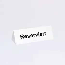 Reservierungs-Schilder, Modell 456 / Plaque de réservation, modèle 456