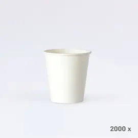 Kaffeebecher aus Karton 1,8 dl in weiss (Automatenbecher, 2'000 Stück), Modell W39375 / Gobelet à café en carton 1.8 dl, blanc (gobelet distributeur, 2'000 pièces), modèle W39375