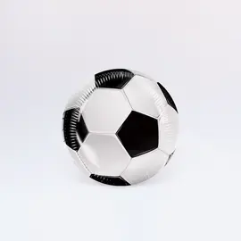 Teller Fussball (6 Stück) / Assiette football (6 pièces)