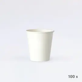 Kaffeebecher unbedruckt, 2 dl 8oz (100 Stück), Modell 595.25 / Gobelet à café sans impression, 2 dl 8oz (100 pièces), modèle 595.25