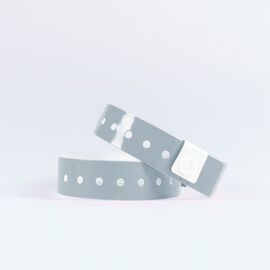 Kontrollbänder Vinyl schmal neutral (100 Stück), Modell 584 / Bracelets de contrôle en vinyle, étroits et neutres (100 pièces), modèle 584