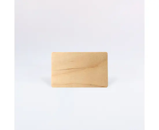 Holzkarten individuell bedruckt, Modell 5101.h / Cartes en bois imprimées individuellement, modèle 5101.h