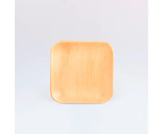 Palmblatt-Teller quadratisch (25 Stück), Modell 5030 / Assiette carrée en feuille de palmier (25 pièces), modèle 5030