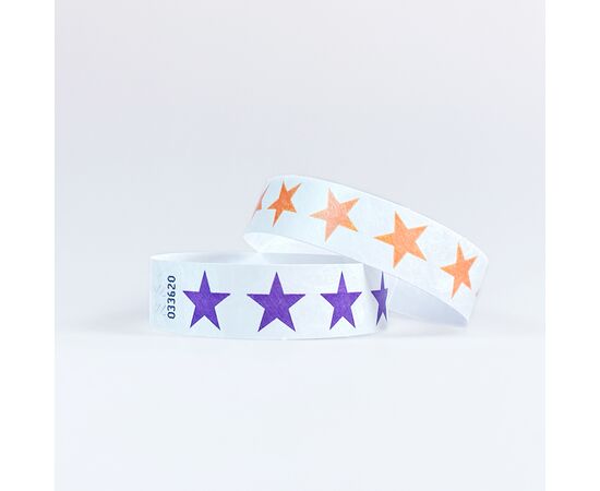 Kontrollbänder Sterne (100 Stück), Modell 575 / Bracelet de contrôle « Étoiles » (100 pièces), modèle 575