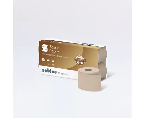 120 Rollen nachhaltiges Recycling-Toilettenpapier 3-lagig / 120 rouleaux de papier-toilette écologique recyclé 3 plis