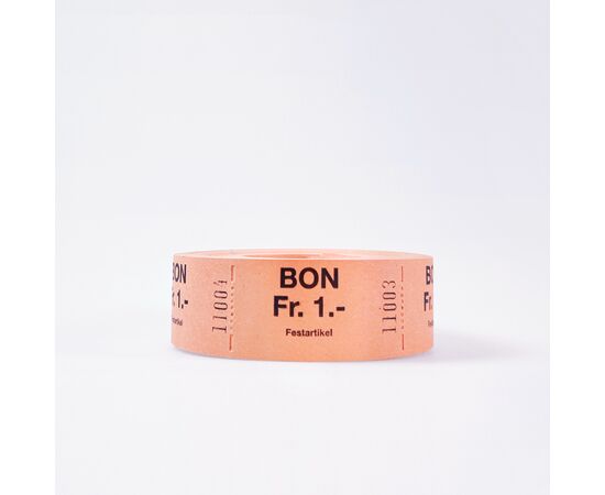 Bon Rolle mittel / Rouleaux de tickets moyen