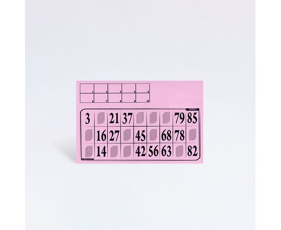 Lottokarten mit Kontrolle (10 Stück), Modell 6013 / Cartons de loto avec contrôle (10 pièces), modèle 6013