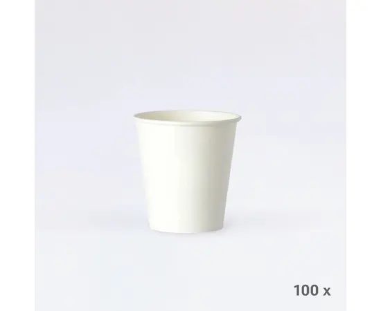 Kaffeebecher unbedruckt, 2 dl 8oz (100 Stück), Modell 595.25 / Gobelet à café sans impression, 2 dl 8oz (100 pièces), modèle 595.25